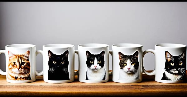 Découvrez notre collection de mugs à thème chat !